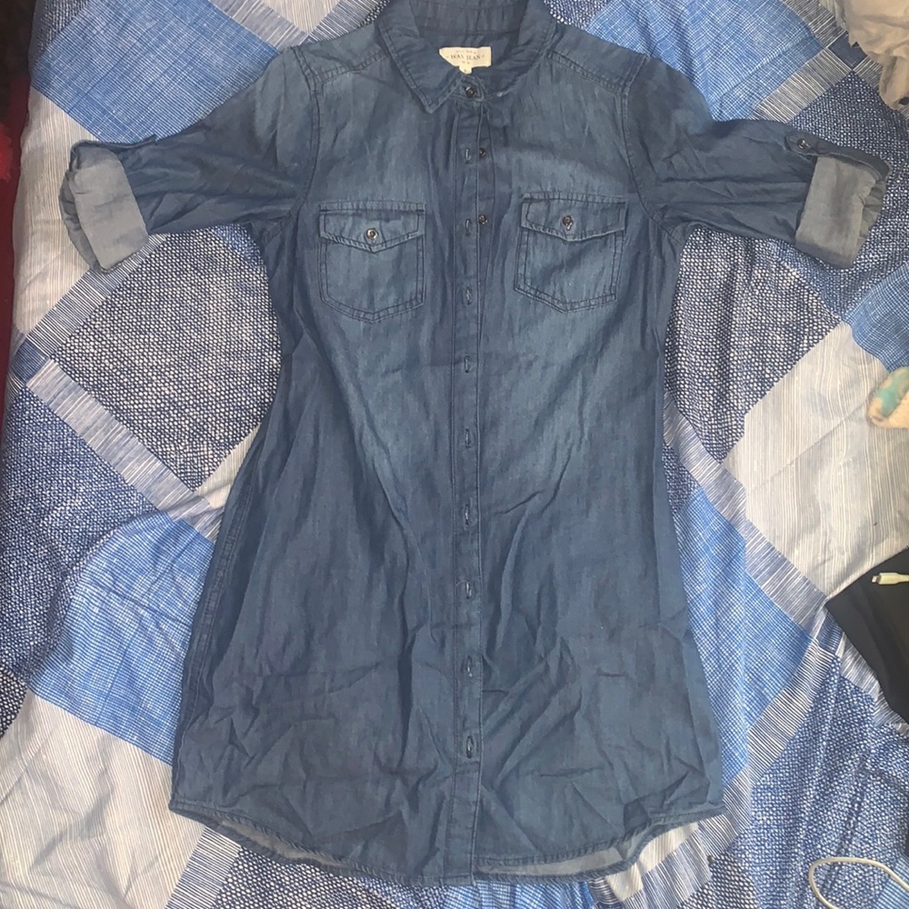 Blue Jean button dress
